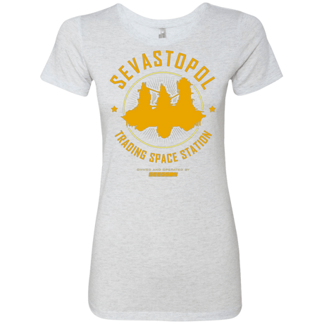 T-Shirts Heather White / Small Sevastopol Station Women's Triblend T-Shirt
