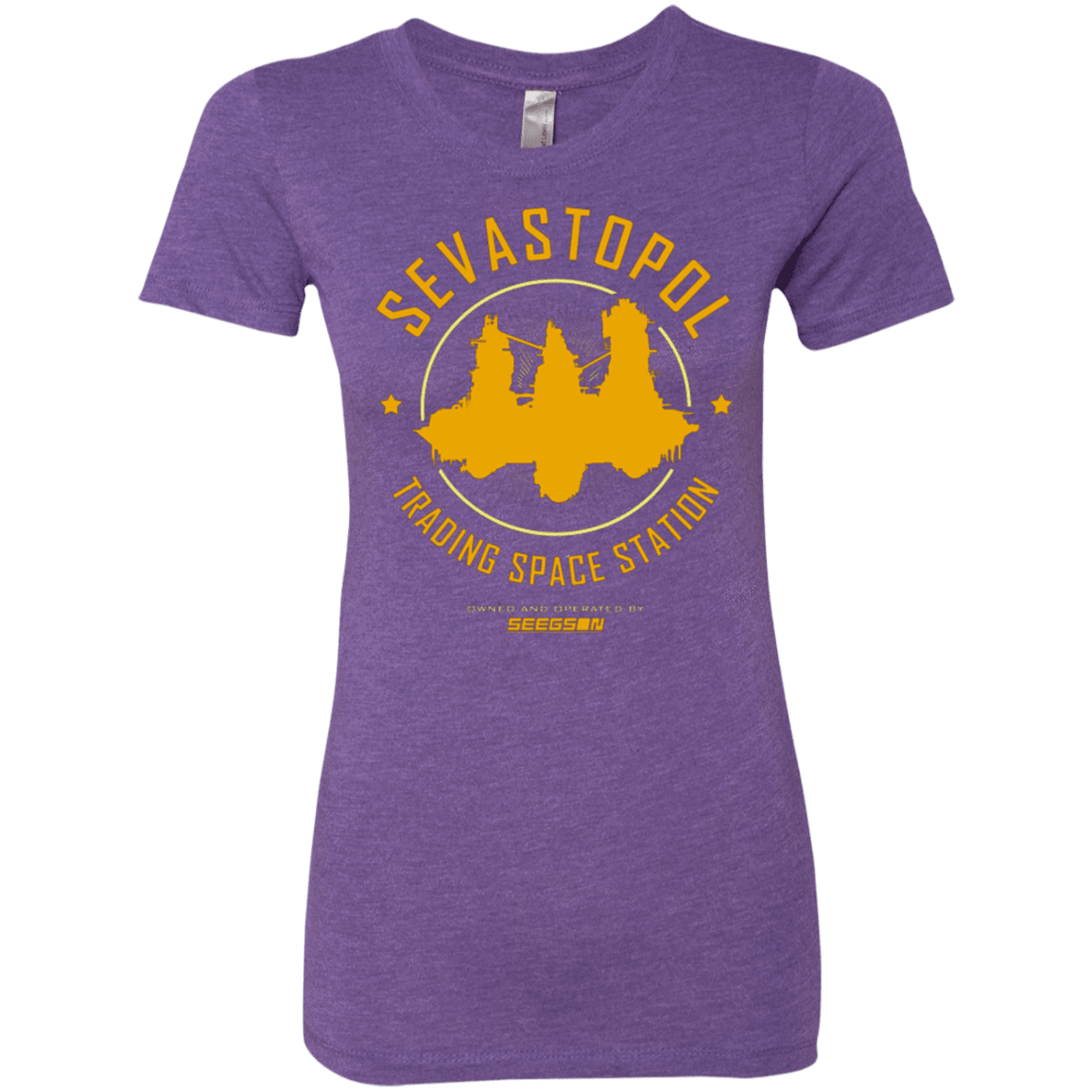T-Shirts Purple Rush / Small Sevastopol Station Women's Triblend T-Shirt
