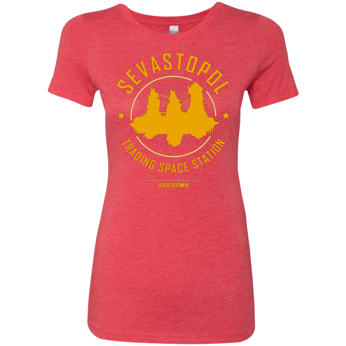 T-Shirts Vintage Red / Small Sevastopol Station Women's Triblend T-Shirt