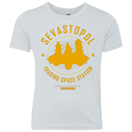 T-Shirts Heather White / YXS Sevastopol Station Youth Triblend T-Shirt