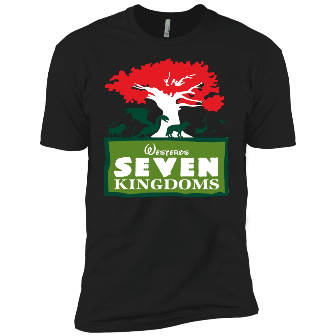 T-Shirts Black / YXS Seven Kingdoms Boys Premium T-Shirt