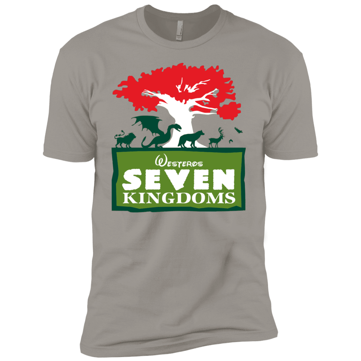 T-Shirts Light Grey / YXS Seven Kingdoms Boys Premium T-Shirt
