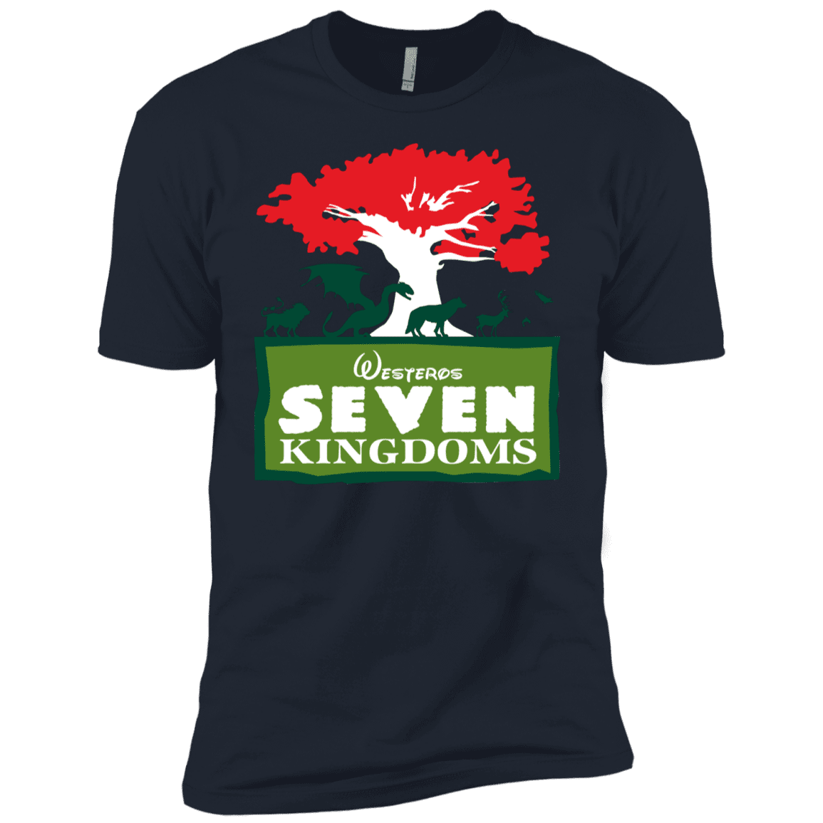 T-Shirts Midnight Navy / YXS Seven Kingdoms Boys Premium T-Shirt