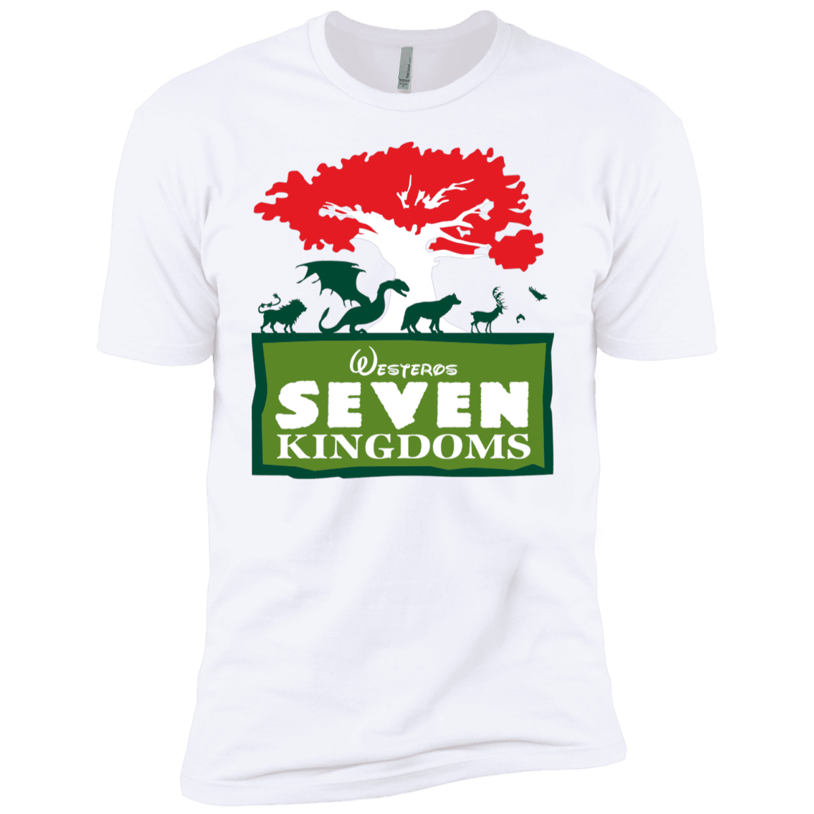T-Shirts White / YXS Seven Kingdoms Boys Premium T-Shirt