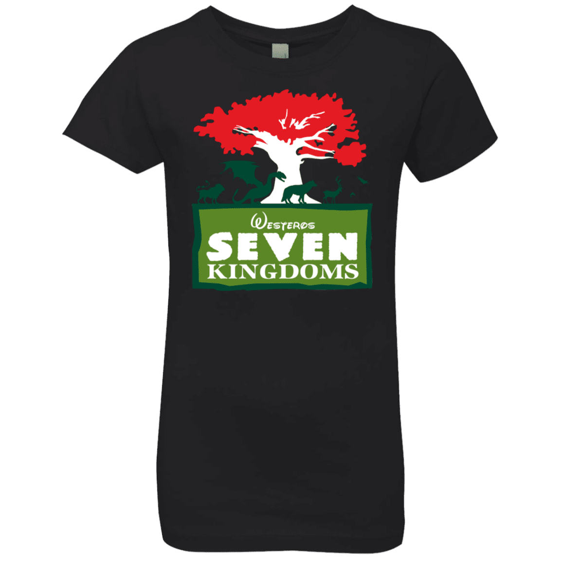 T-Shirts Black / YXS Seven Kingdoms Girls Premium T-Shirt