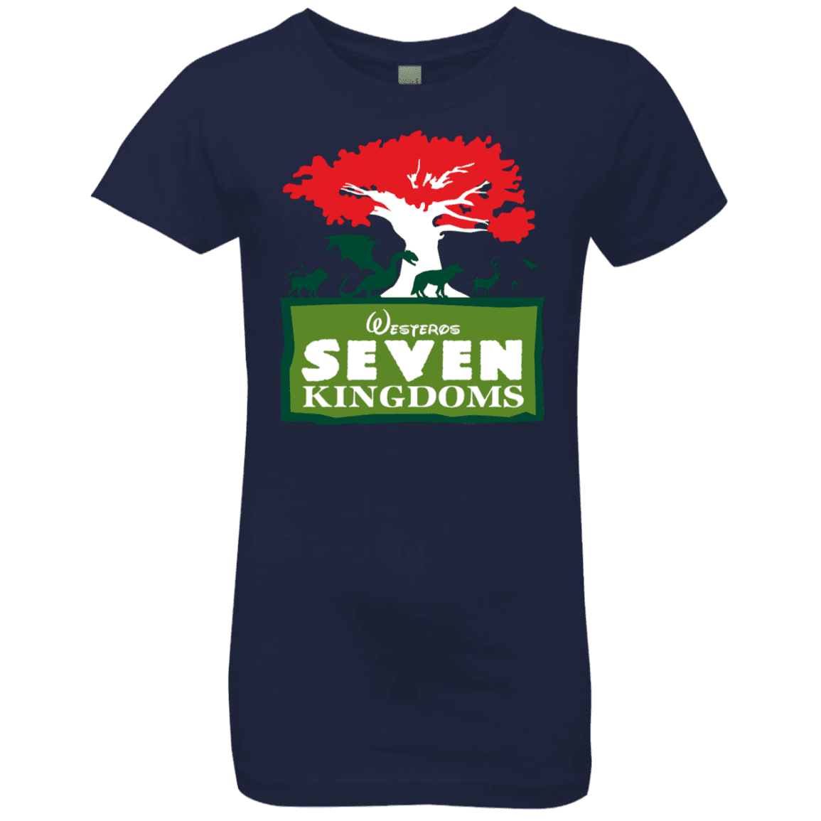 T-Shirts Midnight Navy / YXS Seven Kingdoms Girls Premium T-Shirt