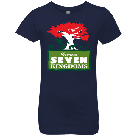 T-Shirts Midnight Navy / YXS Seven Kingdoms Girls Premium T-Shirt