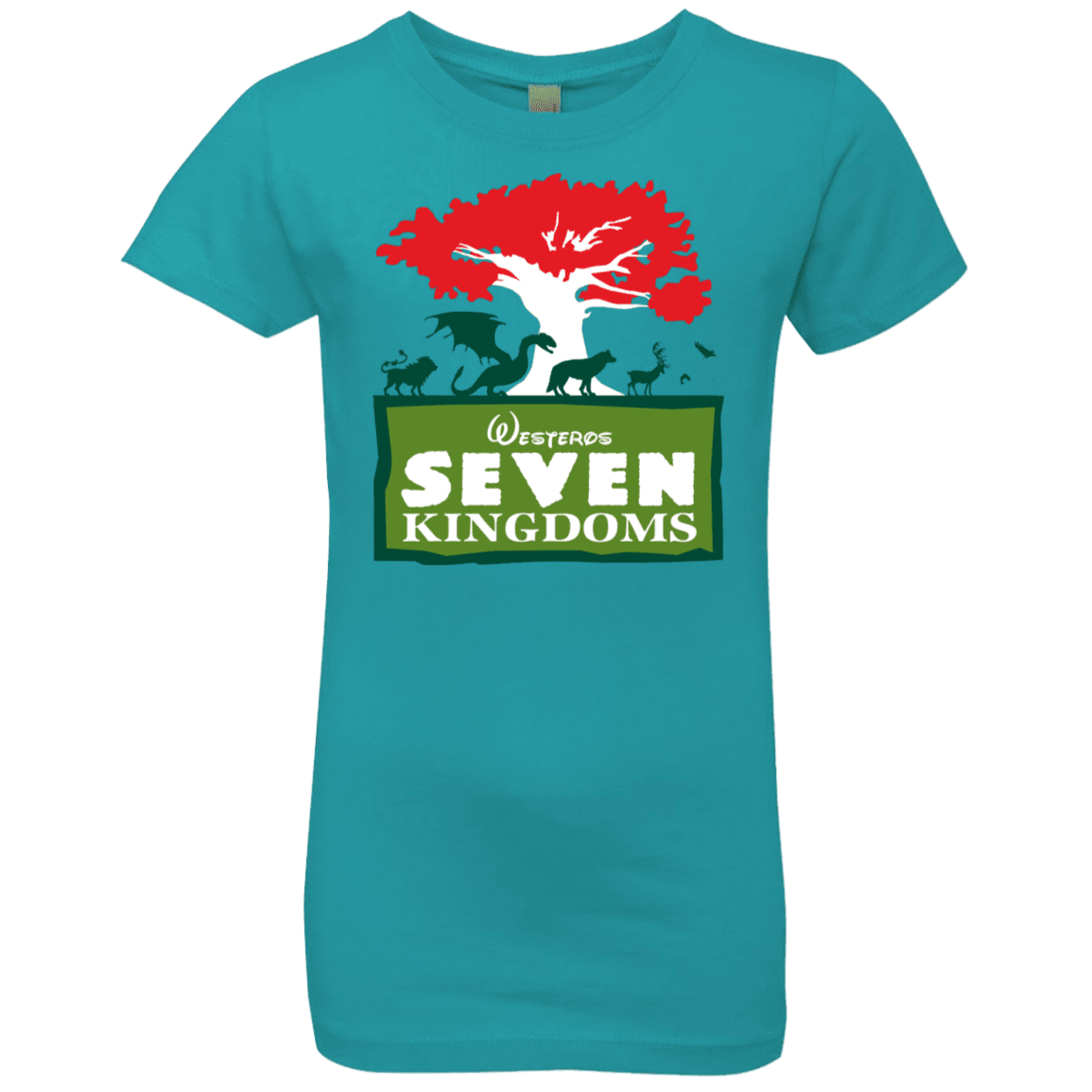 T-Shirts Tahiti Blue / YXS Seven Kingdoms Girls Premium T-Shirt