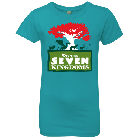 T-Shirts Tahiti Blue / YXS Seven Kingdoms Girls Premium T-Shirt