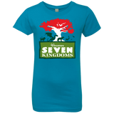 T-Shirts Turquoise / YXS Seven Kingdoms Girls Premium T-Shirt