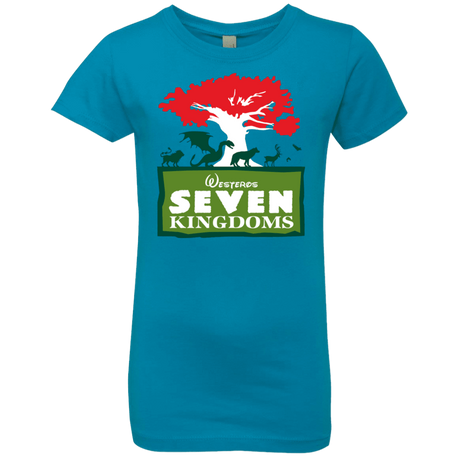 T-Shirts Turquoise / YXS Seven Kingdoms Girls Premium T-Shirt