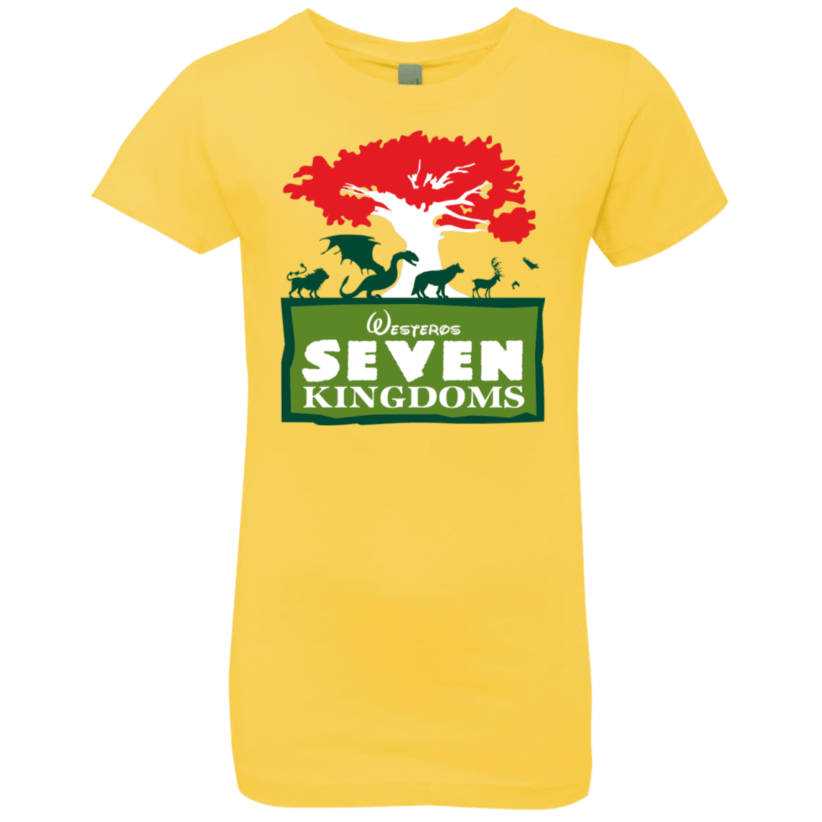 T-Shirts Vibrant Yellow / YXS Seven Kingdoms Girls Premium T-Shirt