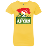 T-Shirts Vibrant Yellow / YXS Seven Kingdoms Girls Premium T-Shirt