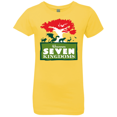 T-Shirts Vibrant Yellow / YXS Seven Kingdoms Girls Premium T-Shirt