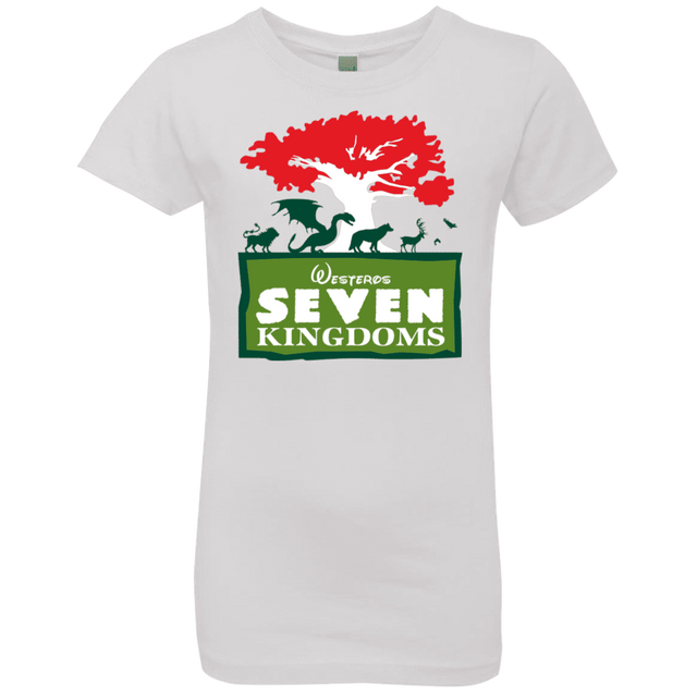 T-Shirts White / YXS Seven Kingdoms Girls Premium T-Shirt