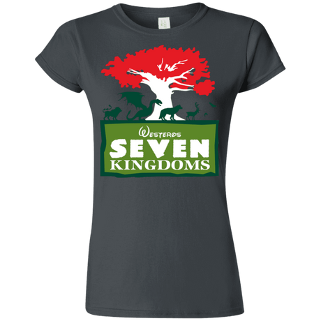T-Shirts Charcoal / S Seven Kingdoms Junior Slimmer-Fit T-Shirt