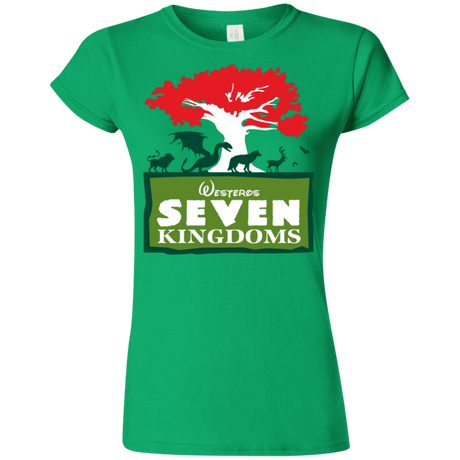 T-Shirts Irish Green / S Seven Kingdoms Junior Slimmer-Fit T-Shirt