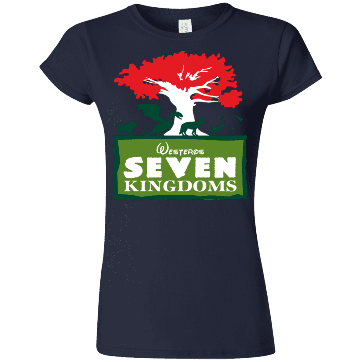 T-Shirts Navy / S Seven Kingdoms Junior Slimmer-Fit T-Shirt