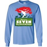 T-Shirts Carolina Blue / S Seven Kingdoms Men's Long Sleeve T-Shirt