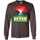 T-Shirts Dark Chocolate / S Seven Kingdoms Men's Long Sleeve T-Shirt