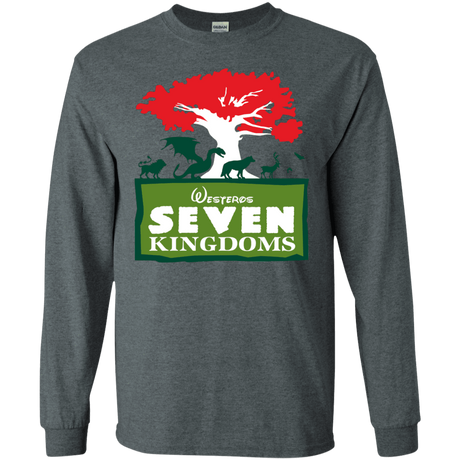 T-Shirts Dark Heather / S Seven Kingdoms Men's Long Sleeve T-Shirt