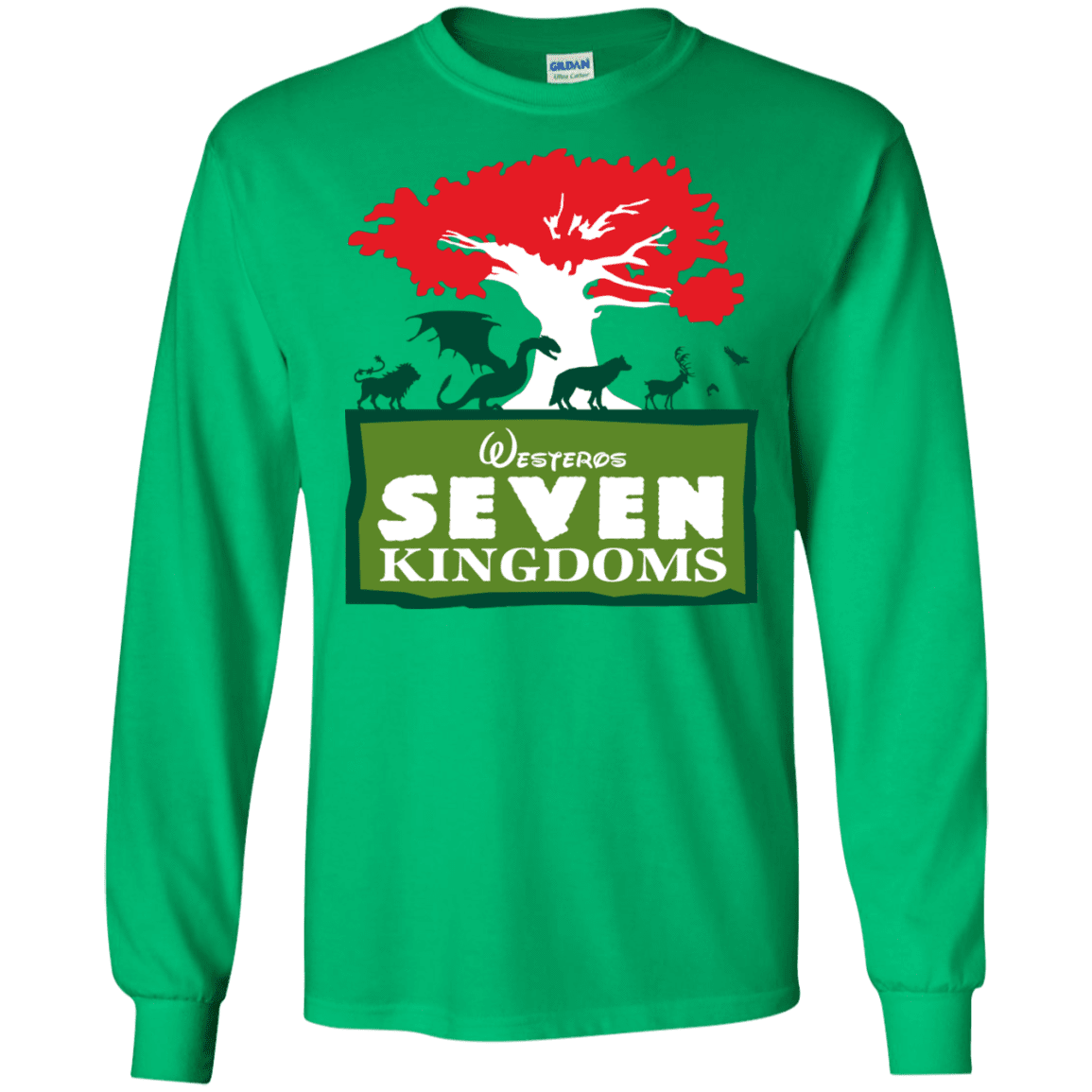 T-Shirts Irish Green / S Seven Kingdoms Men's Long Sleeve T-Shirt