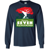 T-Shirts Navy / S Seven Kingdoms Men's Long Sleeve T-Shirt