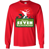 T-Shirts Red / S Seven Kingdoms Men's Long Sleeve T-Shirt