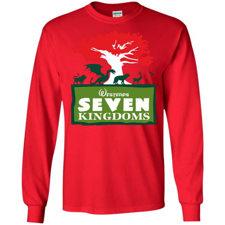 T-Shirts Red / S Seven Kingdoms Men's Long Sleeve T-Shirt