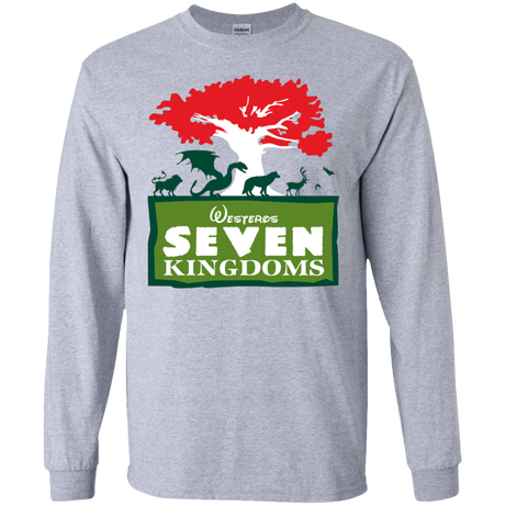 T-Shirts Sport Grey / S Seven Kingdoms Men's Long Sleeve T-Shirt