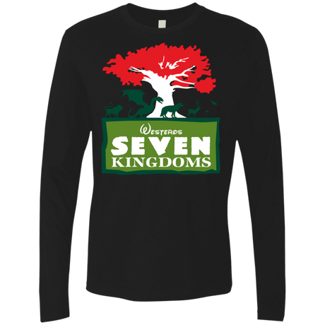 T-Shirts Black / S Seven Kingdoms Men's Premium Long Sleeve