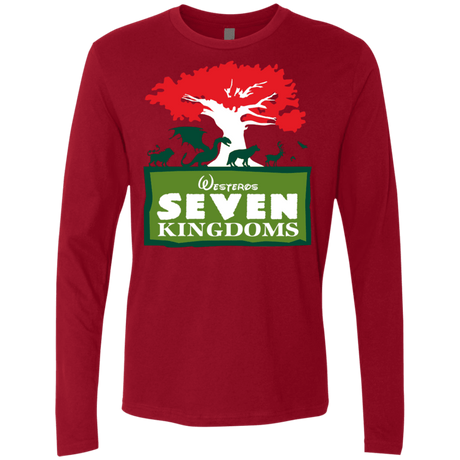 T-Shirts Cardinal / S Seven Kingdoms Men's Premium Long Sleeve