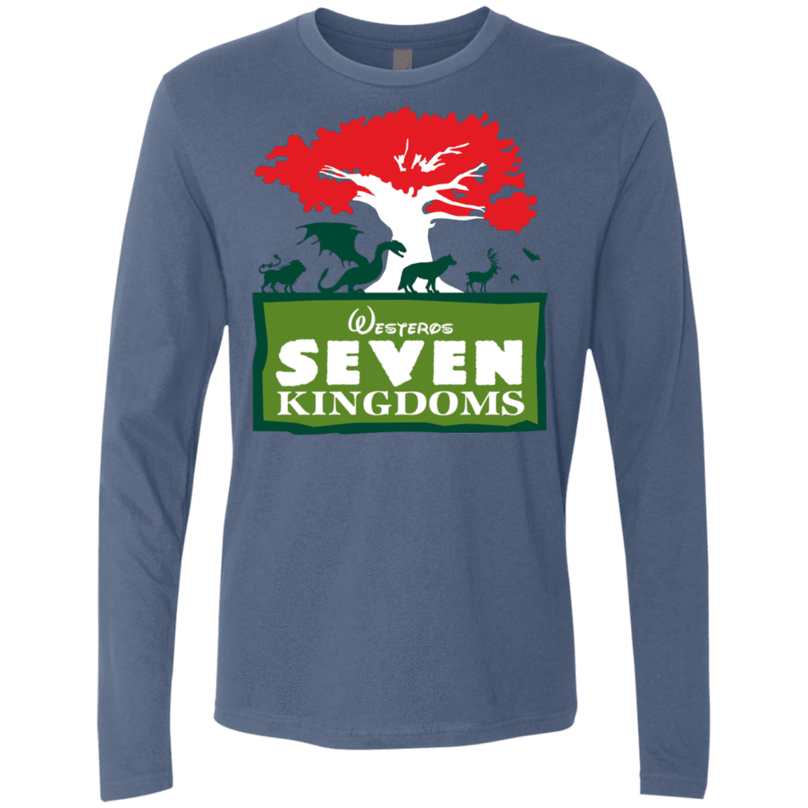 T-Shirts Indigo / S Seven Kingdoms Men's Premium Long Sleeve