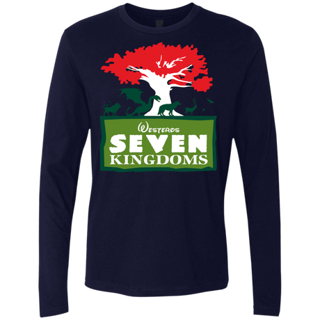 T-Shirts Midnight Navy / S Seven Kingdoms Men's Premium Long Sleeve