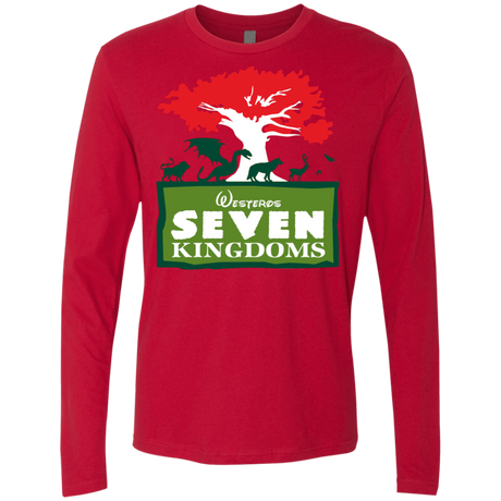 T-Shirts Red / S Seven Kingdoms Men's Premium Long Sleeve