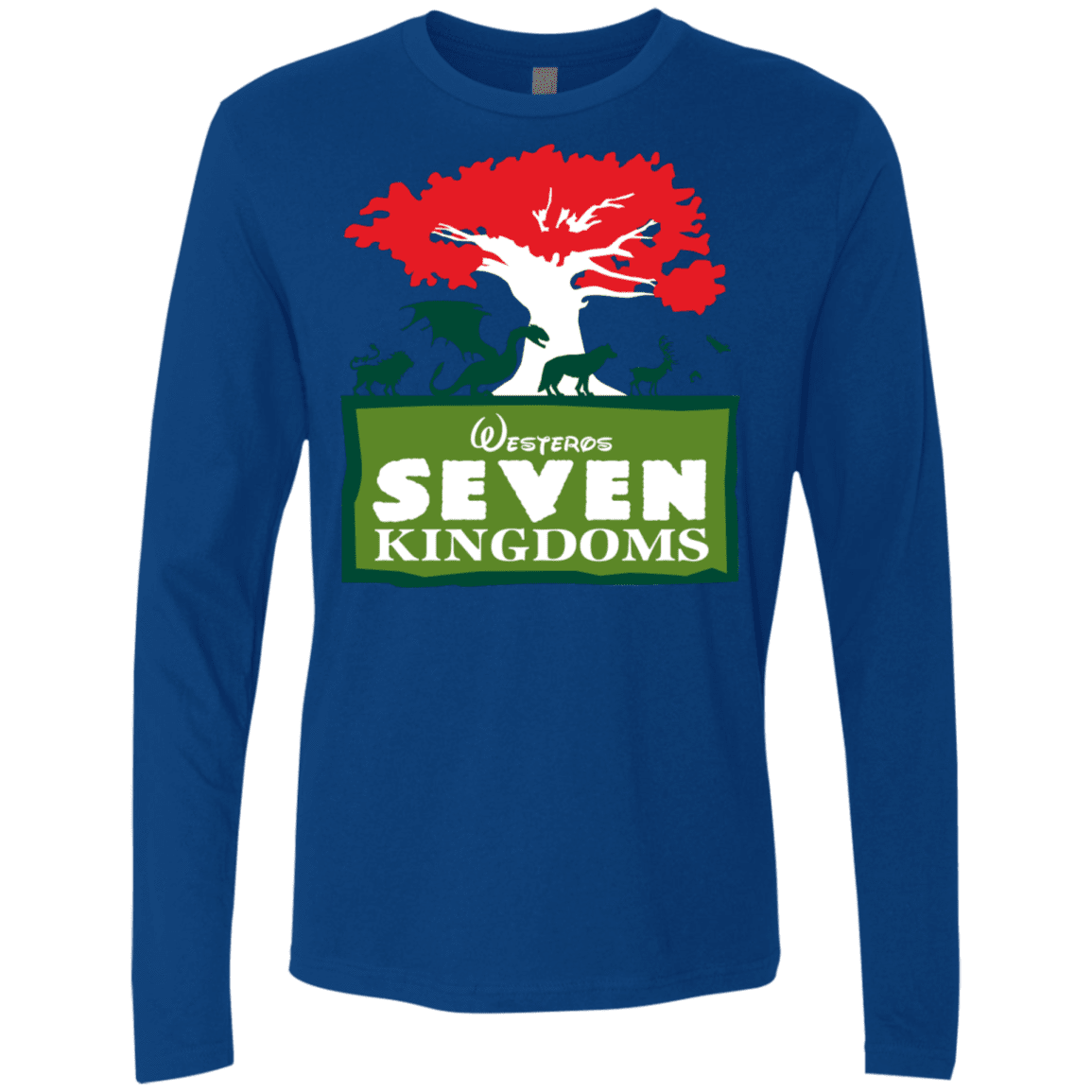 T-Shirts Royal / S Seven Kingdoms Men's Premium Long Sleeve