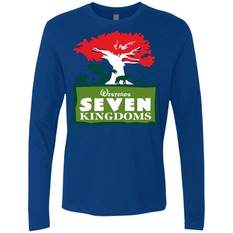 T-Shirts Royal / S Seven Kingdoms Men's Premium Long Sleeve