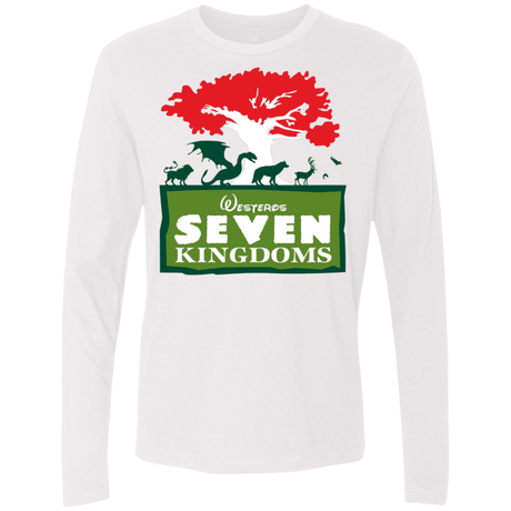 T-Shirts White / S Seven Kingdoms Men's Premium Long Sleeve