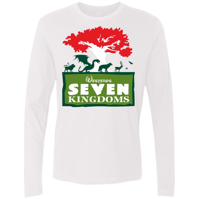T-Shirts White / S Seven Kingdoms Men's Premium Long Sleeve