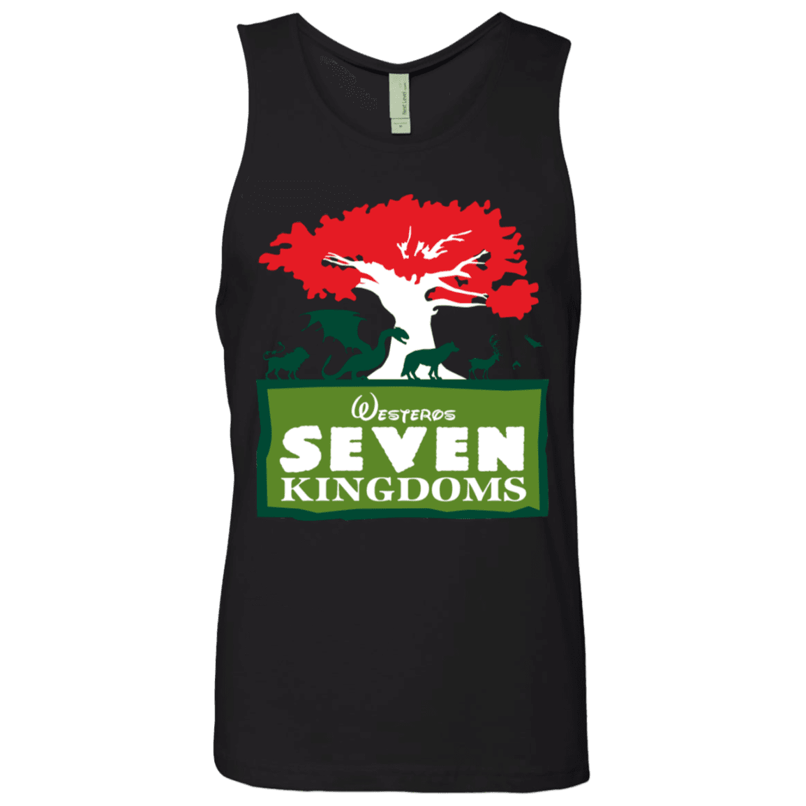 T-Shirts Black / S Seven Kingdoms Men's Premium Tank Top