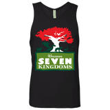 T-Shirts Black / S Seven Kingdoms Men's Premium Tank Top