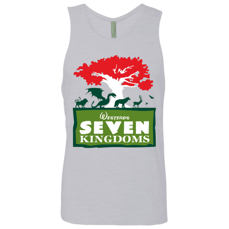 T-Shirts Heather Grey / S Seven Kingdoms Men's Premium Tank Top