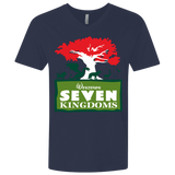 T-Shirts Midnight Navy / X-Small Seven Kingdoms Men's Premium V-Neck