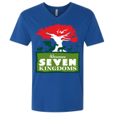T-Shirts Royal / X-Small Seven Kingdoms Men's Premium V-Neck