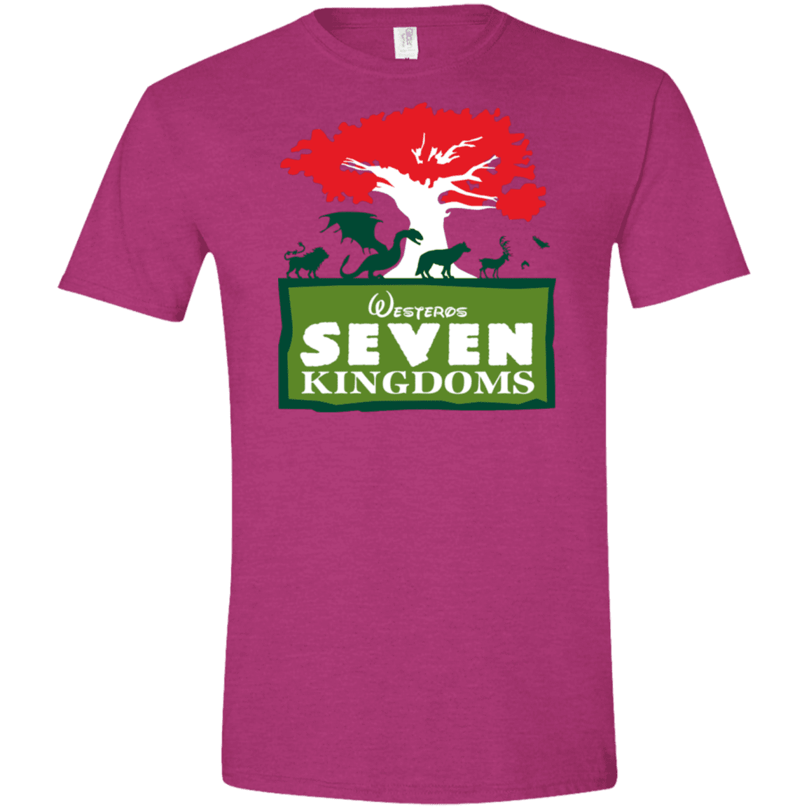 T-Shirts Antique Heliconia / S Seven Kingdoms Men's Semi-Fitted Softstyle