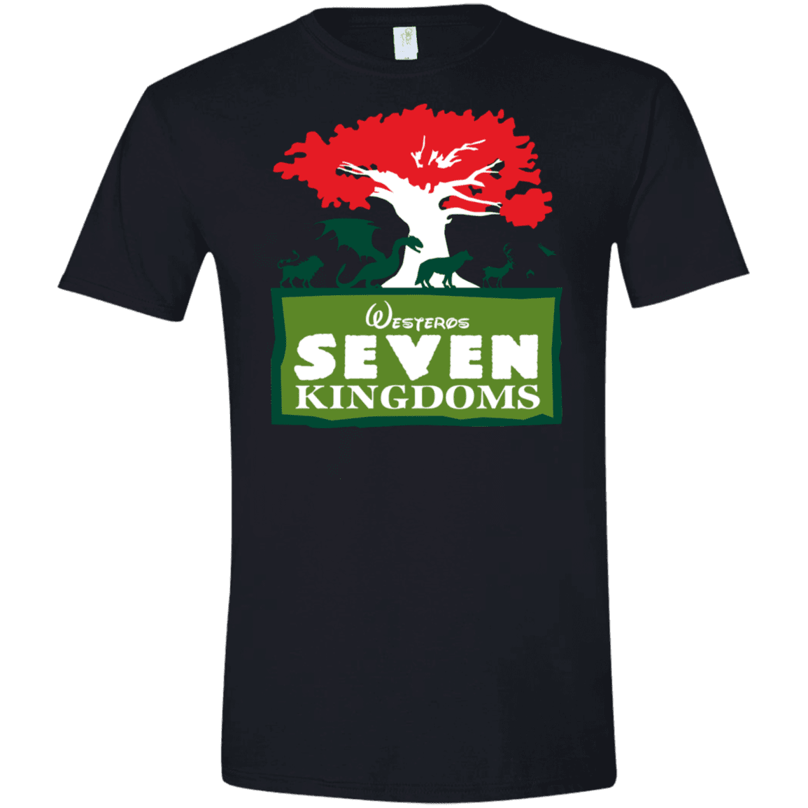T-Shirts Black / X-Small Seven Kingdoms Men's Semi-Fitted Softstyle