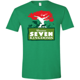 T-Shirts Heather Irish Green / M Seven Kingdoms Men's Semi-Fitted Softstyle