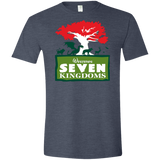 T-Shirts Heather Navy / S Seven Kingdoms Men's Semi-Fitted Softstyle