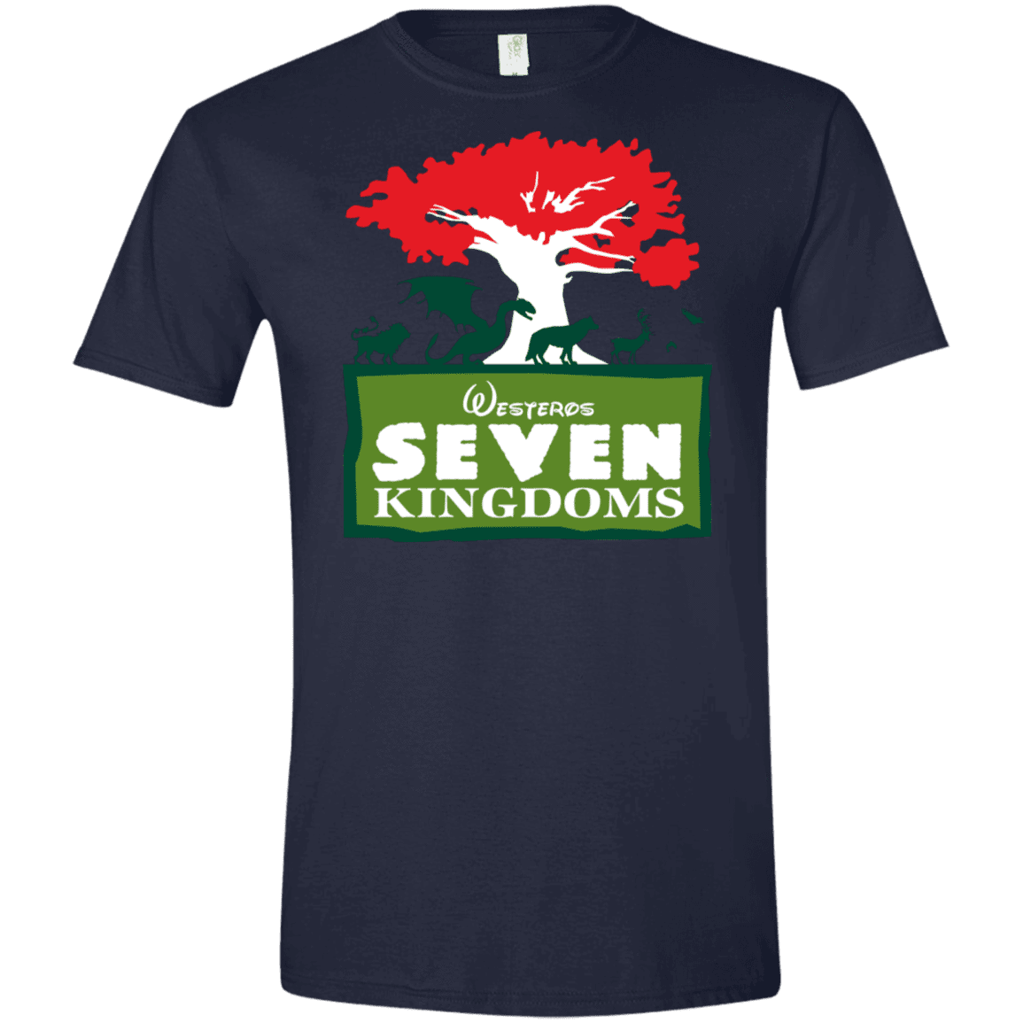 T-Shirts Navy / X-Small Seven Kingdoms Men's Semi-Fitted Softstyle