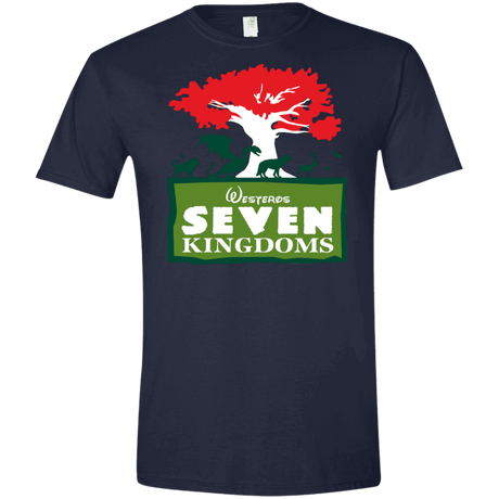 T-Shirts Navy / X-Small Seven Kingdoms Men's Semi-Fitted Softstyle
